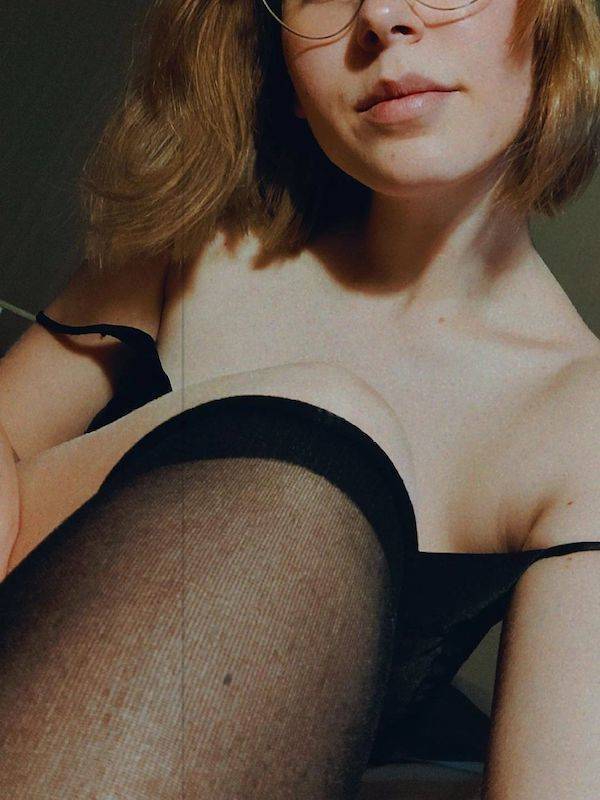 Pretty Eyes Behind Cute Glasses