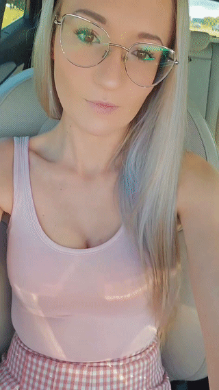 Pretty Eyes Behind Cute Glasses