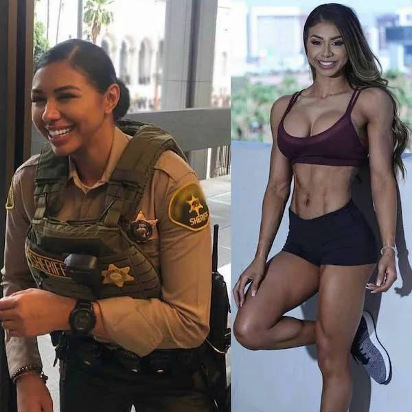 Sexy Girls Taking Off Their Uniforms