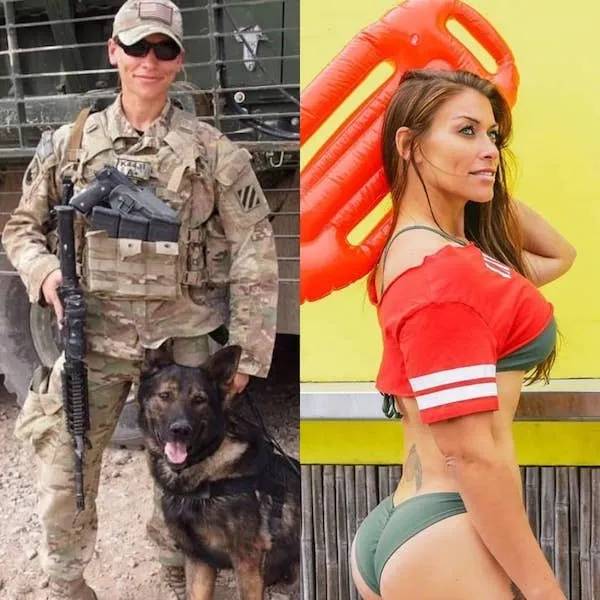 Sexy Girls Taking Off Their Uniforms