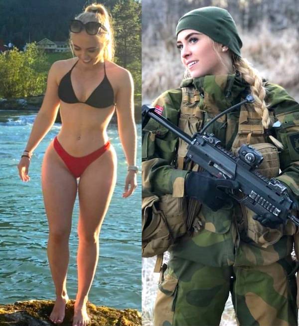 Sexy Girls Taking Off Their Uniforms