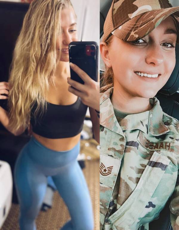 Sexy Girls Taking Off Their Uniforms