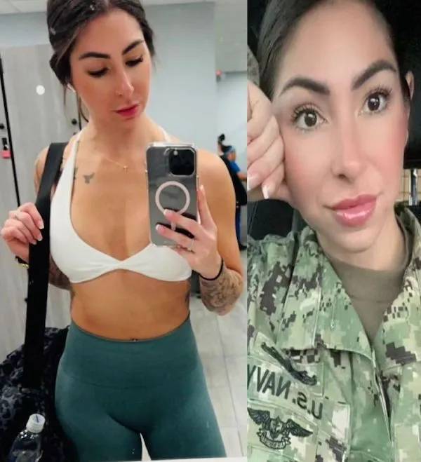 Sexy Girls Taking Off Their Uniforms