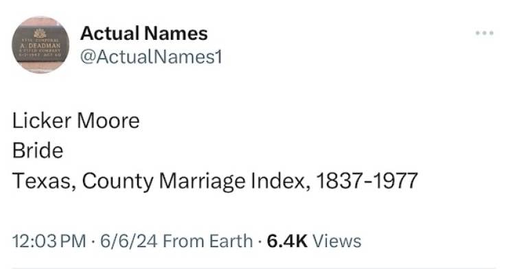 Unbelievably Real Names: Cursed Or Blessed?