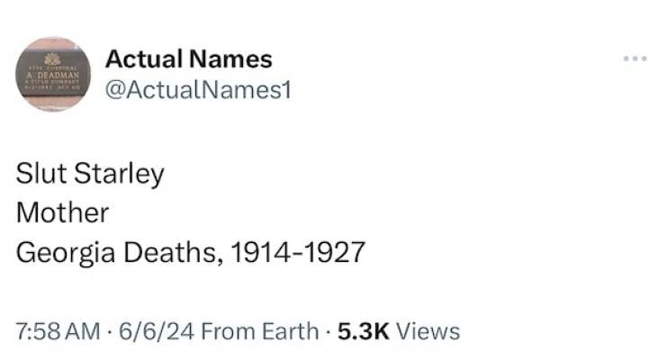 Unbelievably Real Names: Cursed Or Blessed?