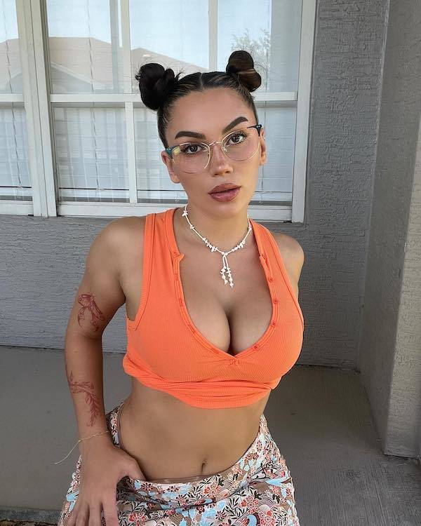 Pretty Eyes Behind Cute Glasses