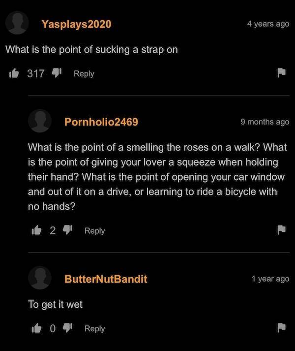 PornHub’s Comments Are Always Wild!