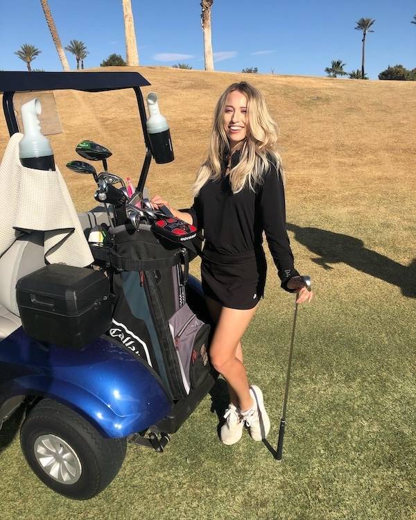 Golf Caddy Abigail Lopez