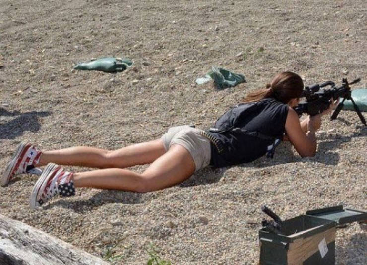 Guns And Girls: A Powerful Combination