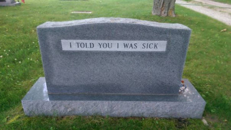 These Tombstones Have One Last Joke to Tell