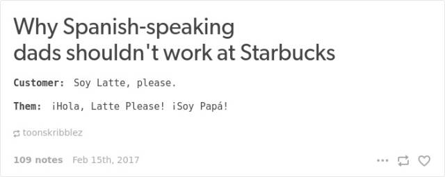 Wow, Español Is A Hard Lengua To Hablar