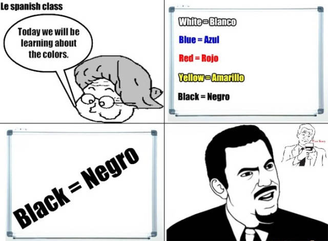 Wow, Español Is A Hard Lengua To Hablar