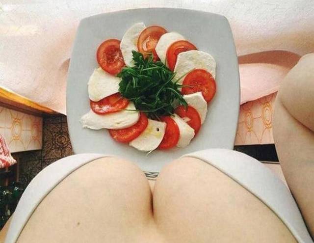 Boobs Or Food? Better Both!