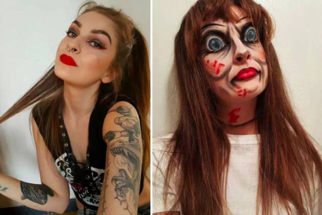 Halloween Makeup Is What Nightmares Are Made Of