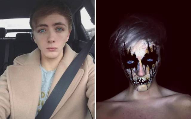 Halloween Makeup Is What Nightmares Are Made Of