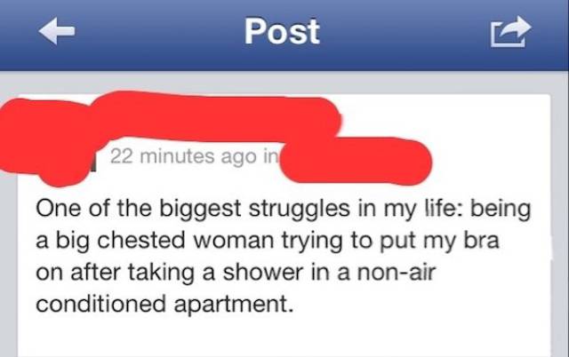 Big Boobs Can Cause Big Problems