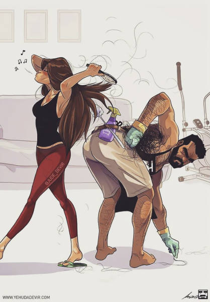 Yehuda Devir Creates Some Of The Most Relatable Drawings About Relationships