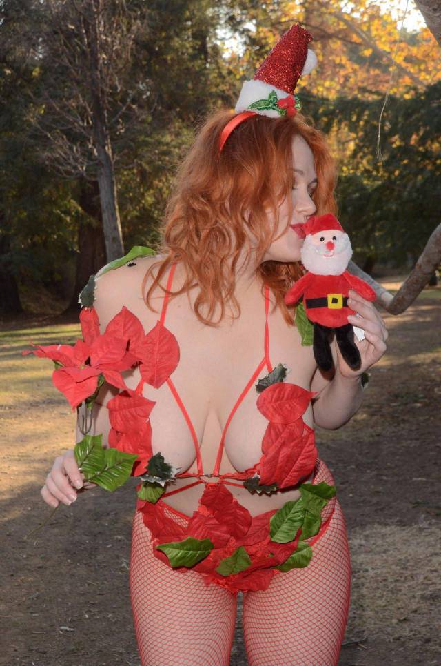 Maitland Ward In A Very Festive Photoshoot