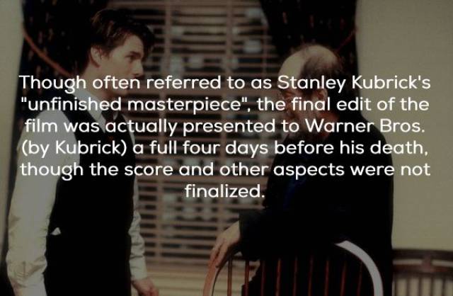 Mildly Arousing Facts About “Eyes Wide Shut”