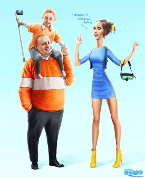 What If All Cartoon Characters Turned Into Humans