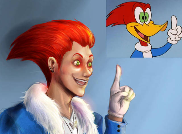 What If All Cartoon Characters Turned Into Humans