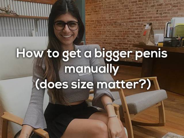 Nobody Knows More About Sex Than Mia Khalifa