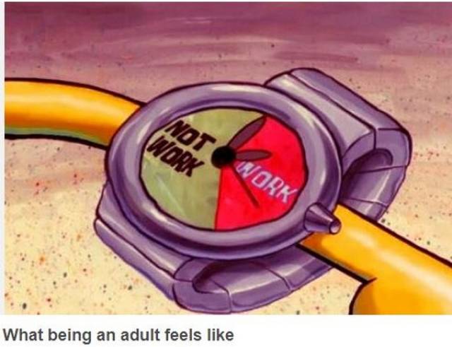 Being Adult Brings New Memes To The Table
