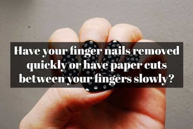 “Would You Rather?” Questions That Don’t Have Definite Answers