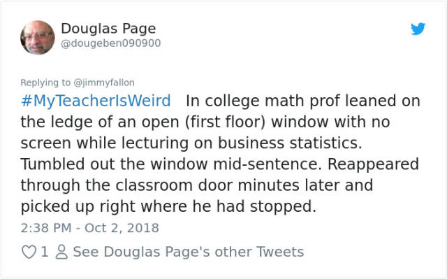 Some Teachers Are Really Weird