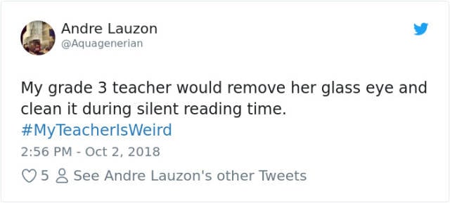 Some Teachers Are Really Weird