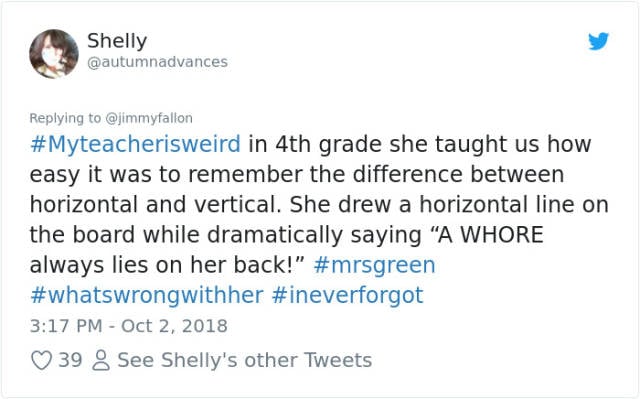 Some Teachers Are Really Weird