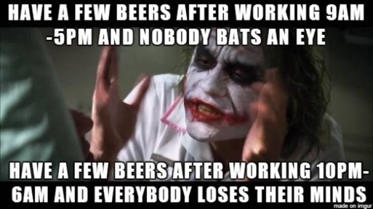 You Are Way Too Drunk…