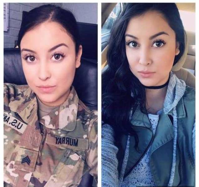 Uniform Ladies Don’t Always Wear Their Uniforms