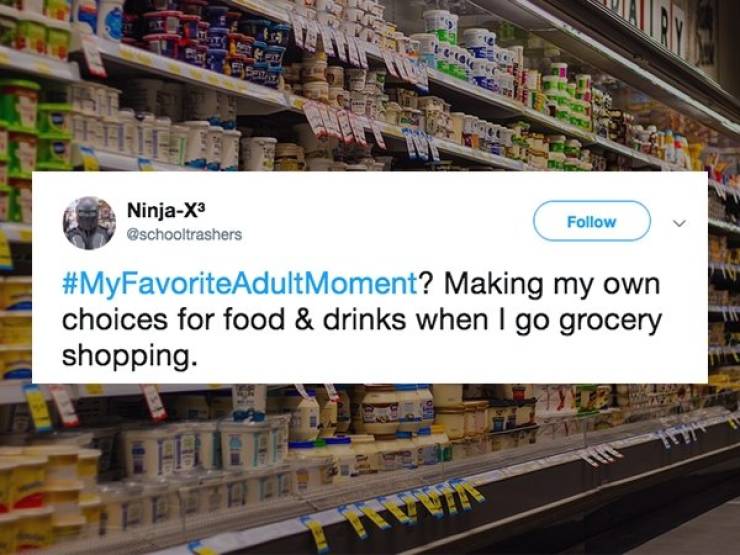 Okay, Adult Life Has Its Bonuses