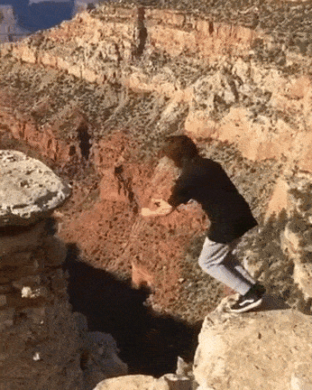 Looking Down Is Highly Not Recommended