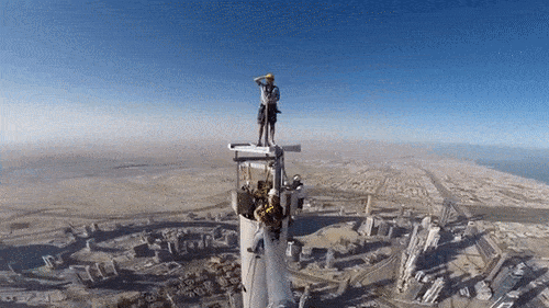 Looking Down Is Highly Not Recommended