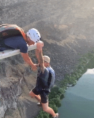 Looking Down Is Highly Not Recommended