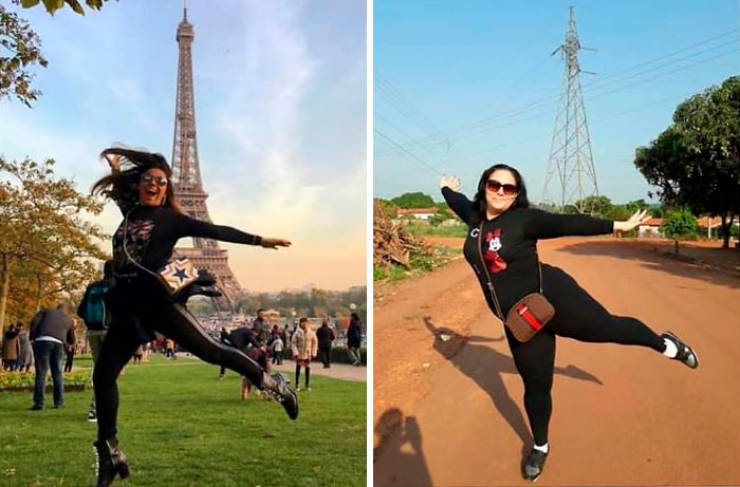 Brazilian Woman Hilariously Recreates “Stylish” Photos
