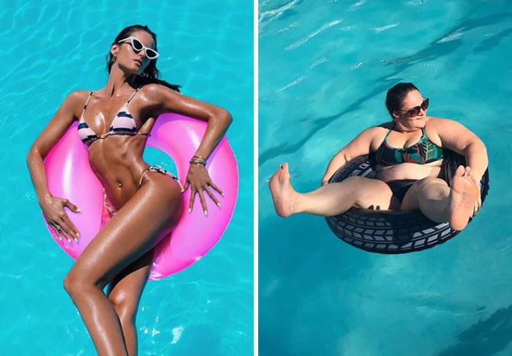 Brazilian Woman Hilariously Recreates “Stylish” Photos