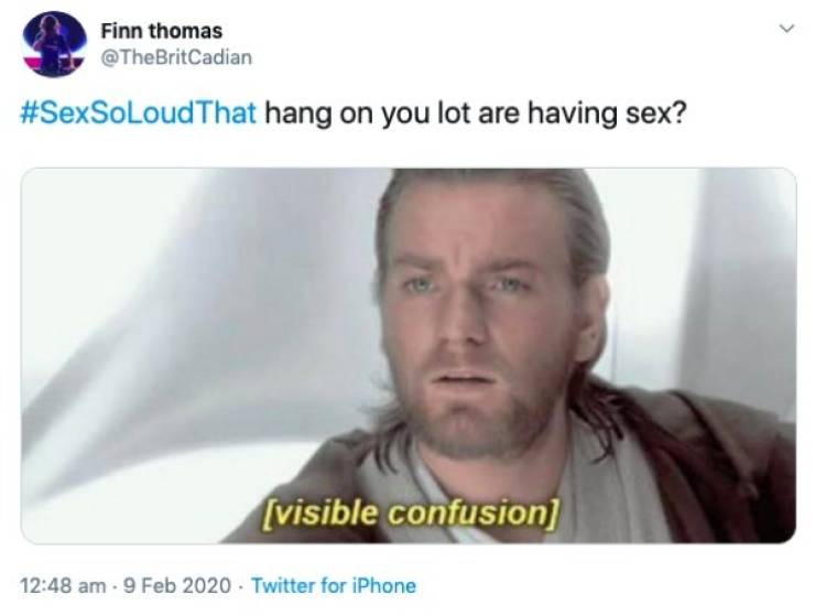 When Sex Is So Loud That…