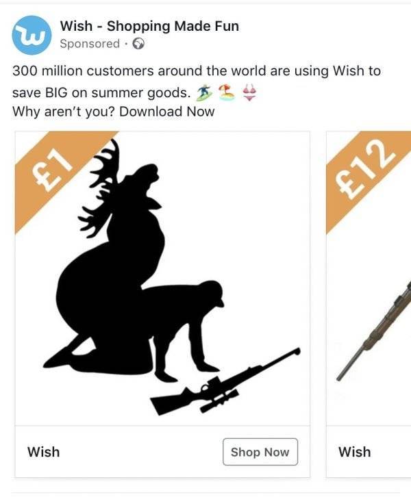Wish.com Recommends Some Truly Twisted Stuff…