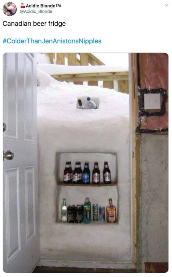 What’s Colder Than Jennifer Aniston’s Nipples?