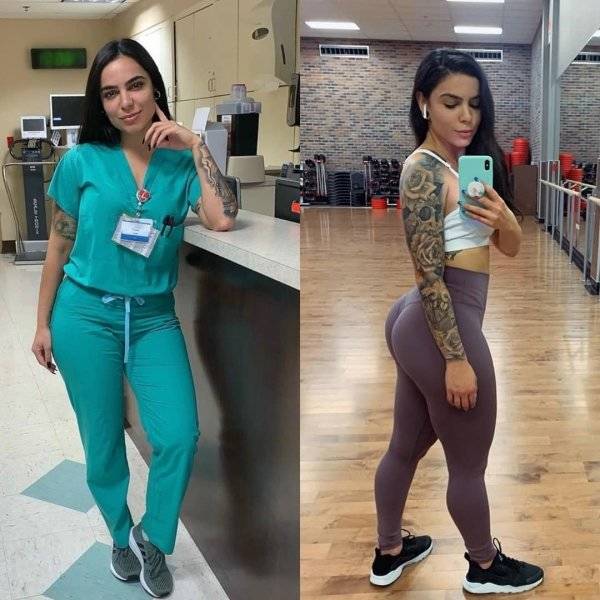 Beautiful In Uniform, Beautiful Without It!