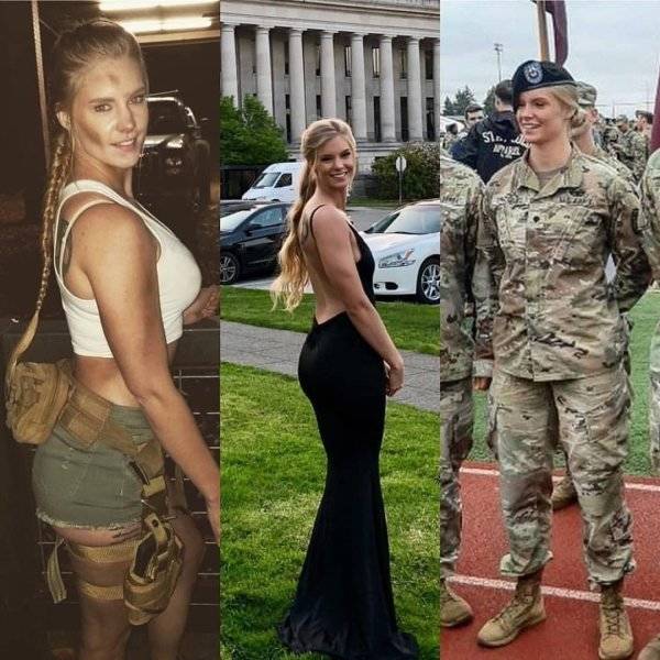 Beautiful In Uniform, Beautiful Without It!