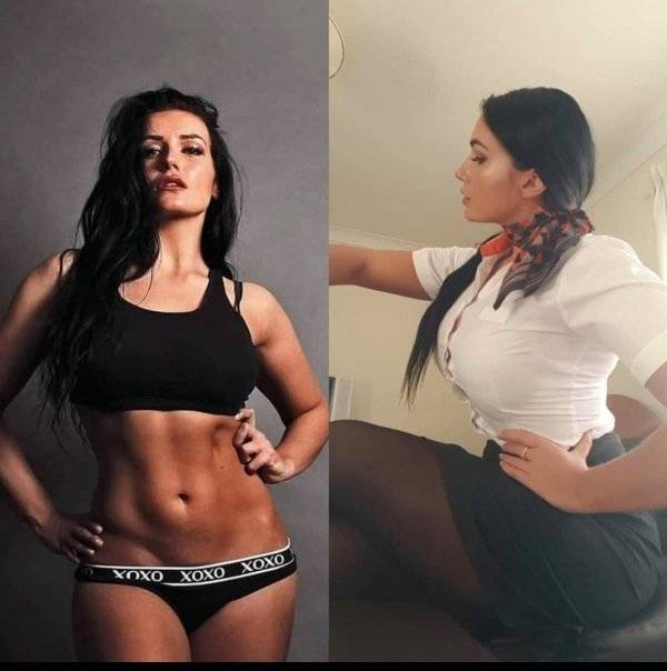 Fly Away With These Hot Flight Attendants