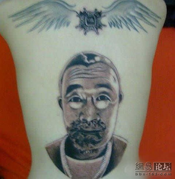 Unusual tattoo (8 pics)