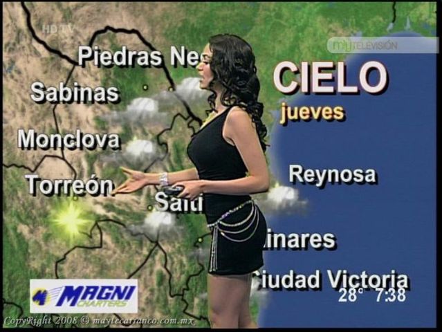 Stunning weather woman Mayte Carranco (23 pics + 1 video)