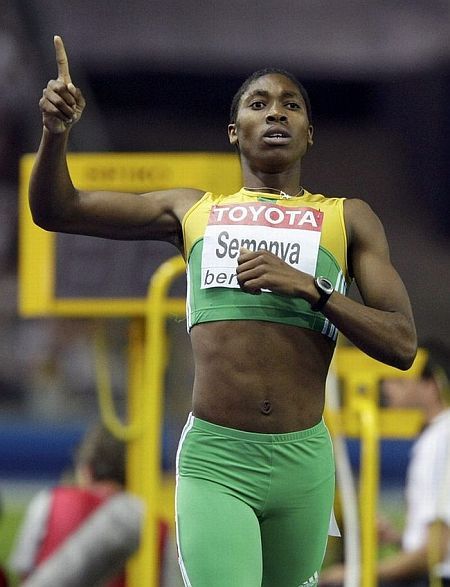 Athlete Caster Semenya - man or woman? (20 pics)