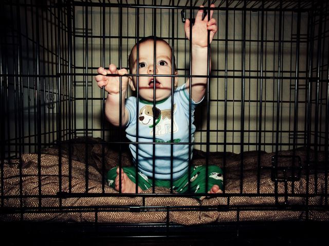 Children in cages (30 pics)