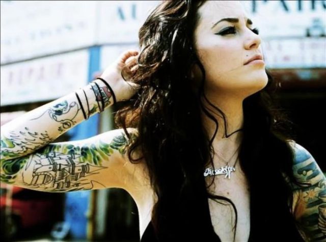 Compilation of Girls with Tattoos. Part 2 (33 pics)